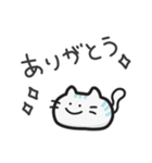 シンプルなまったり猫の日常1｜JP（個別スタンプ：3）