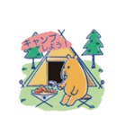夏を感じるサマーなカピオ（個別スタンプ：5）
