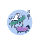 夏を感じるサマーなカピオ（個別スタンプ：9）