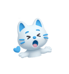 AI あおいねこスタンプ①（個別スタンプ：2）