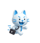 AI あおいねこスタンプ①（個別スタンプ：9）
