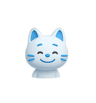 AI あおいねこスタンプ①（個別スタンプ：16）
