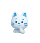 AI あおいねこスタンプ①（個別スタンプ：19）