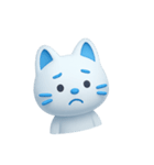 AI あおいねこスタンプ①（個別スタンプ：22）