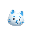 AI あおいねこスタンプ①（個別スタンプ：24）