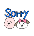 うさぎーノとしずりんの日常（個別スタンプ：7）
