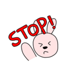 うさぎーノとしずりんの日常（個別スタンプ：20）