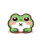 カエルの目が全てを語る（個別スタンプ：6）