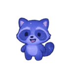 銀河アライグマのキラキラ冒険（個別スタンプ：1）