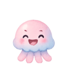 とろふわクラゲ癒やしタイム（個別スタンプ：1）