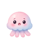 とろふわクラゲ癒やしタイム（個別スタンプ：3）