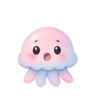 とろふわクラゲ癒やしタイム（個別スタンプ：6）