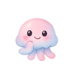 とろふわクラゲ癒やしタイム（個別スタンプ：10）