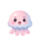 とろふわクラゲ癒やしタイム（個別スタンプ：11）