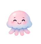とろふわクラゲ癒やしタイム（個別スタンプ：13）