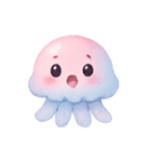とろふわクラゲ癒やしタイム（個別スタンプ：16）