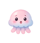 とろふわクラゲ癒やしタイム（個別スタンプ：19）