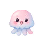 とろふわクラゲ癒やしタイム（個別スタンプ：20）