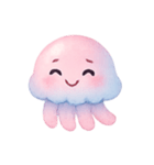 とろふわクラゲ癒やしタイム（個別スタンプ：21）
