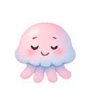 とろふわクラゲ癒やしタイム（個別スタンプ：23）