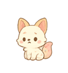 アイスクリームキツネスイーツ（個別スタンプ：6）