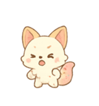 アイスクリームキツネスイーツ（個別スタンプ：8）