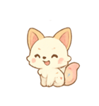 アイスクリームキツネスイーツ（個別スタンプ：9）