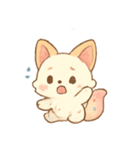 アイスクリームキツネスイーツ（個別スタンプ：11）