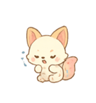 アイスクリームキツネスイーツ（個別スタンプ：13）