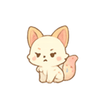 アイスクリームキツネスイーツ（個別スタンプ：17）