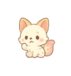 アイスクリームキツネスイーツ（個別スタンプ：22）