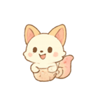 アイスクリームキツネスイーツ（個別スタンプ：24）