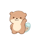 タピオカラッコ 夏のまったりタイム（個別スタンプ：2）