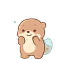 タピオカラッコ 夏のまったりタイム（個別スタンプ：4）