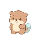 タピオカラッコ 夏のまったりタイム（個別スタンプ：7）