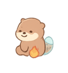 タピオカラッコ 夏のまったりタイム（個別スタンプ：12）