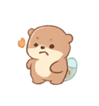 タピオカラッコ 夏のまったりタイム（個別スタンプ：13）