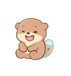 タピオカラッコ 夏のまったりタイム（個別スタンプ：23）