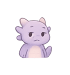 ラベンダーベビードラゴンのやすらぎ（個別スタンプ：16）