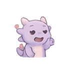 ラベンダーベビードラゴンのやすらぎ（個別スタンプ：20）
