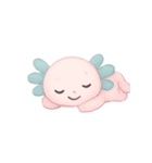 ゆめみピンクウーパールーパーチャーム（個別スタンプ：6）