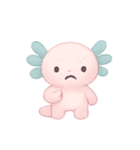 ゆめみピンクウーパールーパーチャーム（個別スタンプ：8）