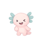 ゆめみピンクウーパールーパーチャーム（個別スタンプ：13）