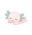 ゆめみピンクウーパールーパーチャーム（個別スタンプ：14）