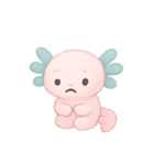 ゆめみピンクウーパールーパーチャーム（個別スタンプ：16）