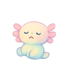 虹色ウーパールーパー癒やし（個別スタンプ：2）