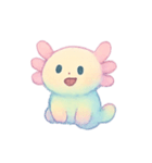 虹色ウーパールーパー癒やし（個別スタンプ：6）