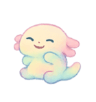 虹色ウーパールーパー癒やし（個別スタンプ：8）