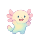 虹色ウーパールーパー癒やし（個別スタンプ：11）