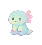 虹色ウーパールーパー癒やし（個別スタンプ：16）